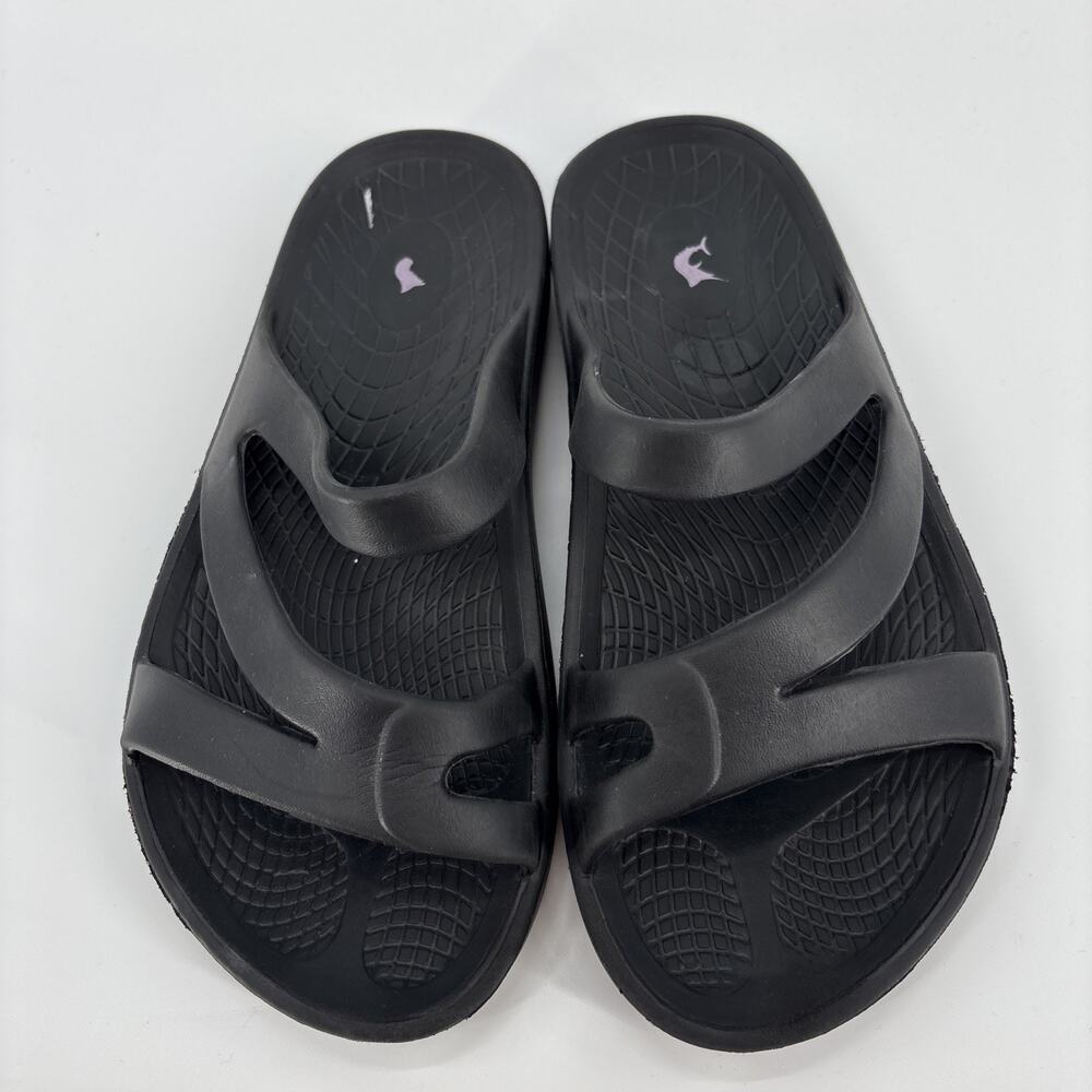 Reel Legends Sandals Womens 7 Black Bahama III Comfort Slip-on - Picture 6 of 7